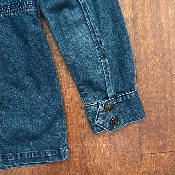 Unpublished Anthropologie Morgan Military Utility Denim Jean Jacket, Size S - Picture 11 of 14